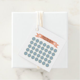 Azura Crest Baby Shower Geschenkkarte Geschenkanhänger