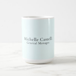 Azurblau Professionell Einzigartig Klassisch Einfa Kaffeetasse