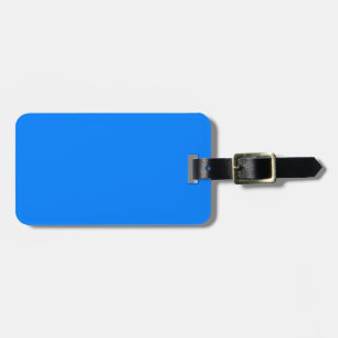 Azurblau (Vollfarbe) Gepäckanhänger