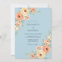 Azurblaue elegante Sommerhochzeit