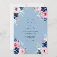 Azurblaue Pfingstrosen-Hochzeit