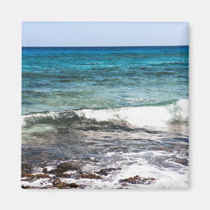 Azurblauer Ozean  Magnet