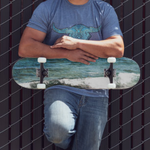 Azurblauer Ozean Skateboard