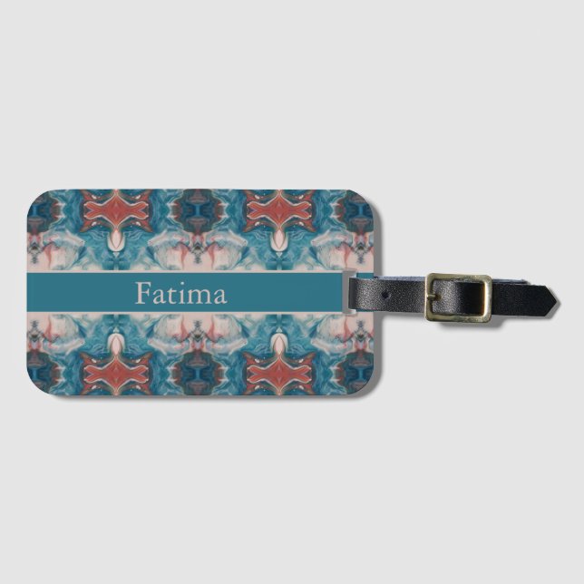 Azurblut, Brauch Gepäckanhänger (Vorderseite (Horizontal))