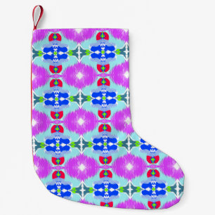 Azurblüten-Kaleidoskop Kleiner Weihnachtsstrumpf