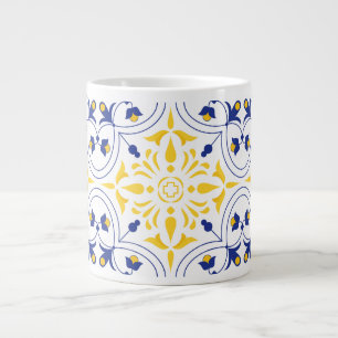 Azurblüten-Kreuz Gelbton Jumbo-Tasse