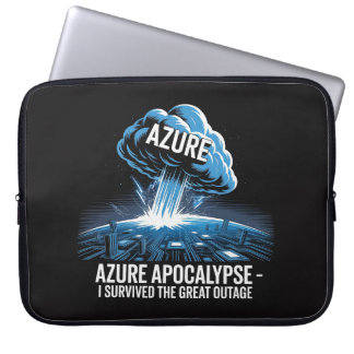 Azure-Apokalypse – Ich habe den großen Ausfall übe Laptopschutzhülle