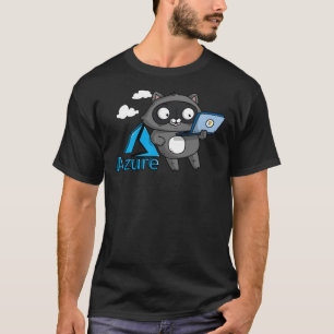 Azure Bit Raccoon mit Microsoft Surface Classic T T-Shirt