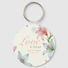 Azure Bloom Schlüsselanhänger