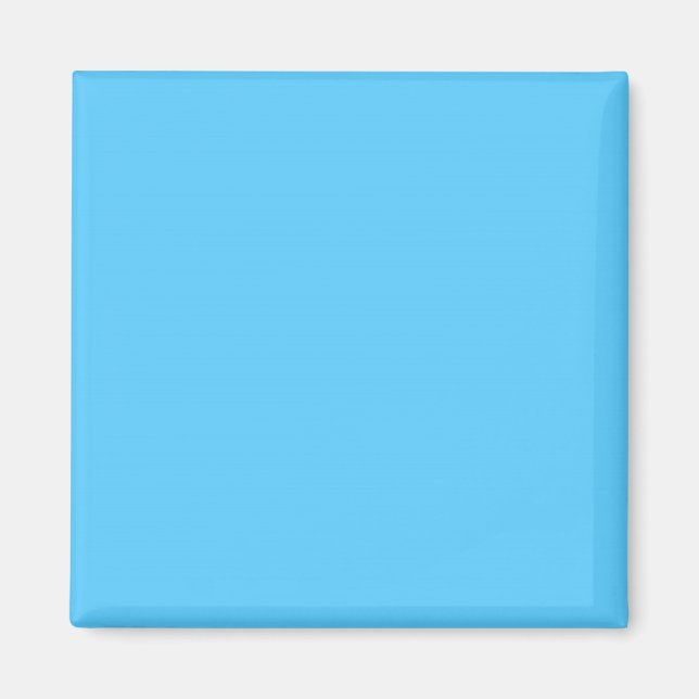 Azure Blue Sky 2015 Color Trend Template Magnet (Vorne)