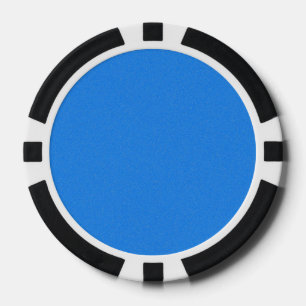 Azure Blue Star Dust Pokerchips