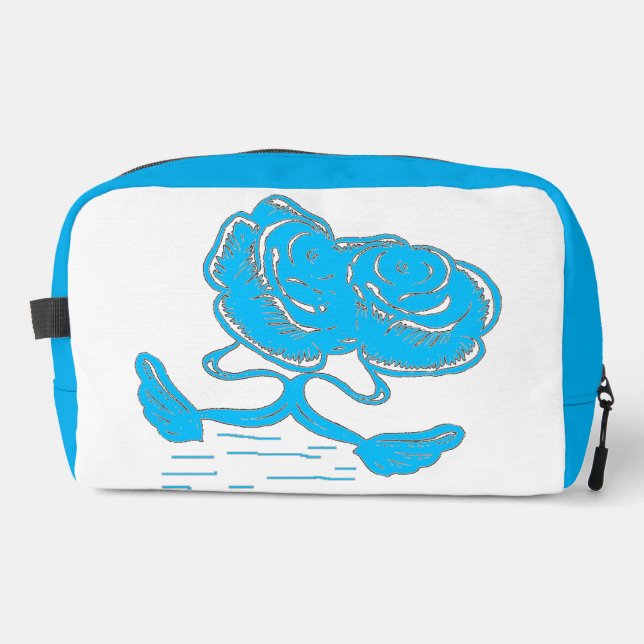 Azure blue Toiletry Bag/Kit zur Toilette azur Waschbeutel (Vorderseite)