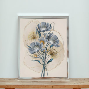 Azure Elegance Fotodruck