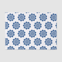 Azure Elegance Geschenkpapier