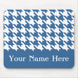 Azure Elegantes Hahnentrittmuster mit individuelle Mousepad