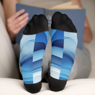 Azure Flow: Ein Traum in Blau Socken