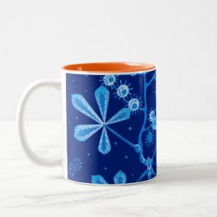 Azure Frost Blume Tasse
