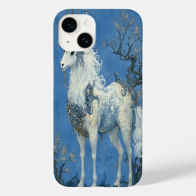 🦄 Azure Kirin iPhone Case (Rückseite)