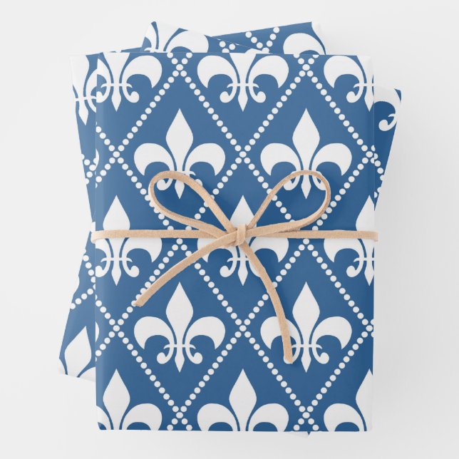Azure Lilie Geschenkpapier Set (Beispiel)