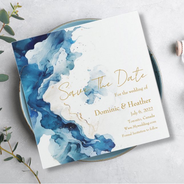 AZURE Marble Dreams Gala | Glitter Save The Date (Von Creator hochgeladen)