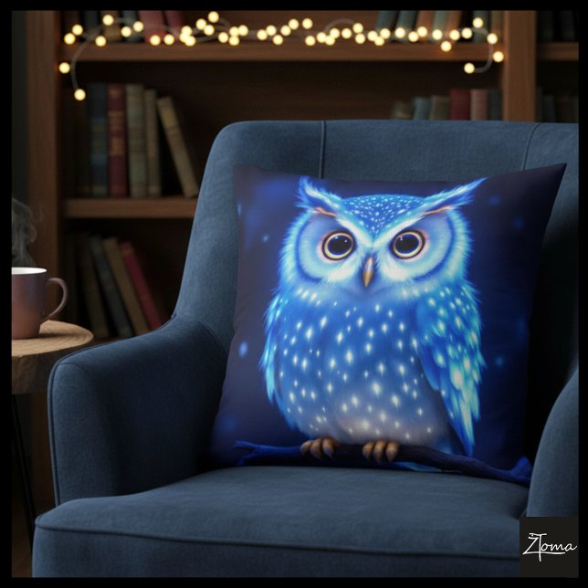 Azure Owl Comfort Cushion Kissen (Von Creator hochgeladen)