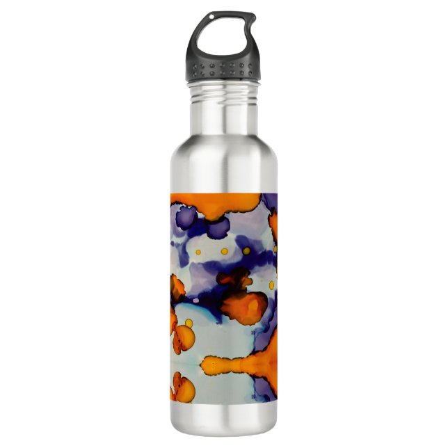 Azure Pumpkin Edelstahlflasche (Vorderseite)