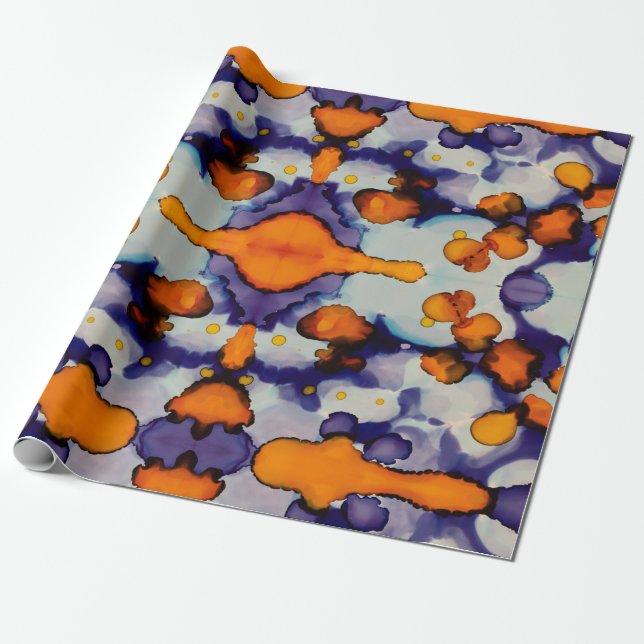 Azure Pumpkin Geschenkpapier (Ungerollt)