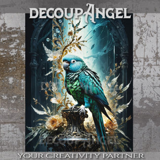 Azure Splendor - Decoupage - Seidenpapier