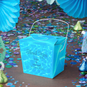 Azure Türkise Bleu Water Reflection Minimalismus Geschenkschachtel