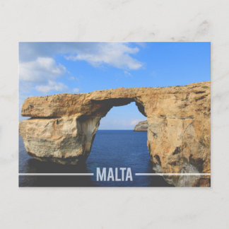 Azure Window Gozo, Malta Postkarte