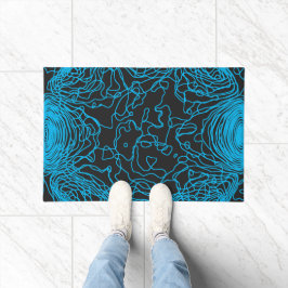 Azure Yarn Door Mat Fußmatte
