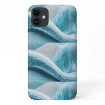 AzureDreams : Abstrait coque iphone bleu clair" ?