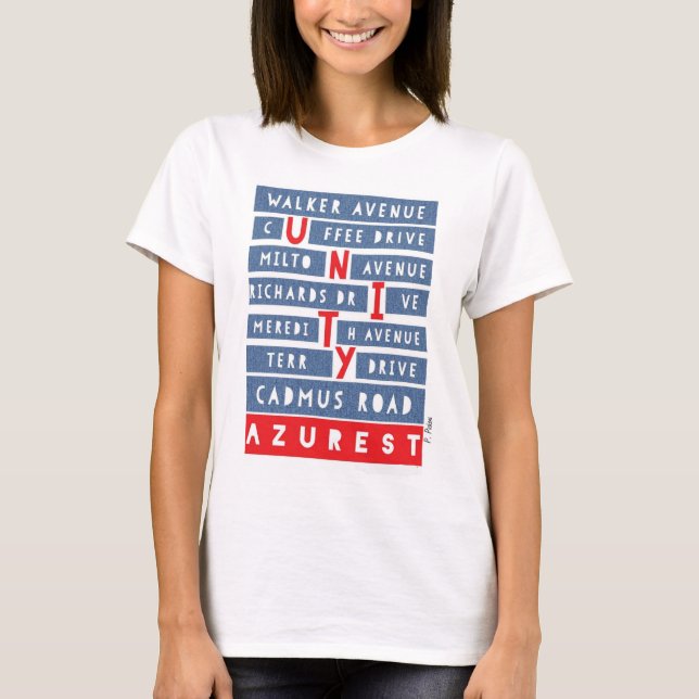 AZUREST EINHEIT in unserem CommUNITY-Hemd T-Shirt (Vorderseite)