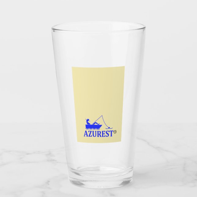 AZUREST LOGO Glascup Glas (Vorderseite)