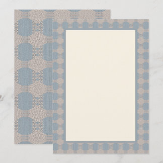 Azurévia-Spitze – Puderblau und Elfenbein Elegante Einladung