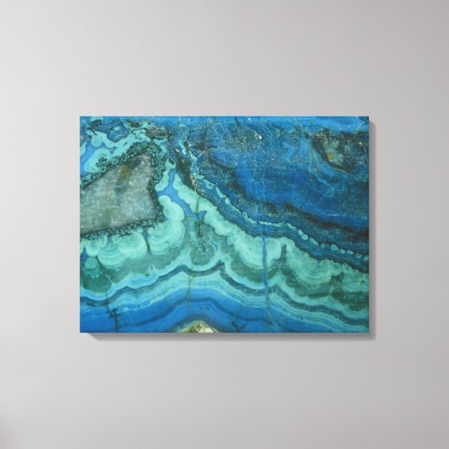 Azurite Malachite Enveloppé toile Impression (Recto)