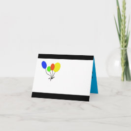 B002 - Skyline Birthday Mirror Card Dankeskarte