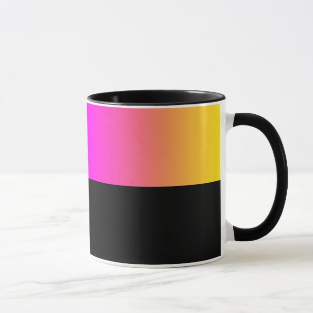 B01 - Tasse avec dégradé de couleurs CMYK (Droite)