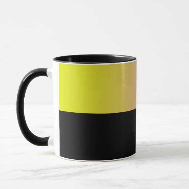 B04 - Tasse mit Gelb Violett Farbverlauf (Links)