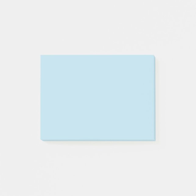 B06 Hellblaue Farbe Post-it Klebezettel (Vorderseite)