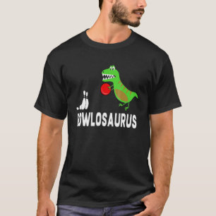 B0wling Dinosaur B0wler Dino Idee T-Shirt