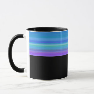 B10 - Tasse mit  Violett Blau Farbverlauf 