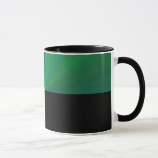B12 - Tasse avec dégradé de couleur bleu-vert 