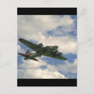 B17, Belly View. (Flugzeug;b17_WWII-Flugzeuge Postkarte