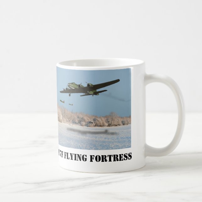 B17F Fliegenfestung Kaffeetasse (Rechts)