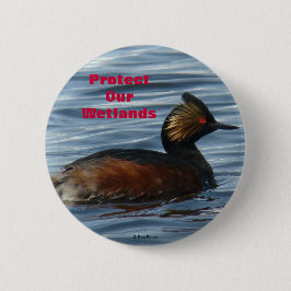 B1 Eared Grebe Button