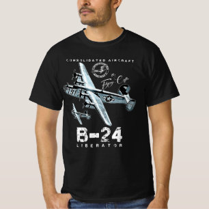 B24 Befreier des fliegenden Sarges W2 Schwerbomber T-Shirt