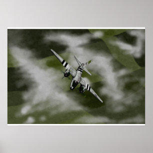 B26 Marauder Juni 1944 Poster