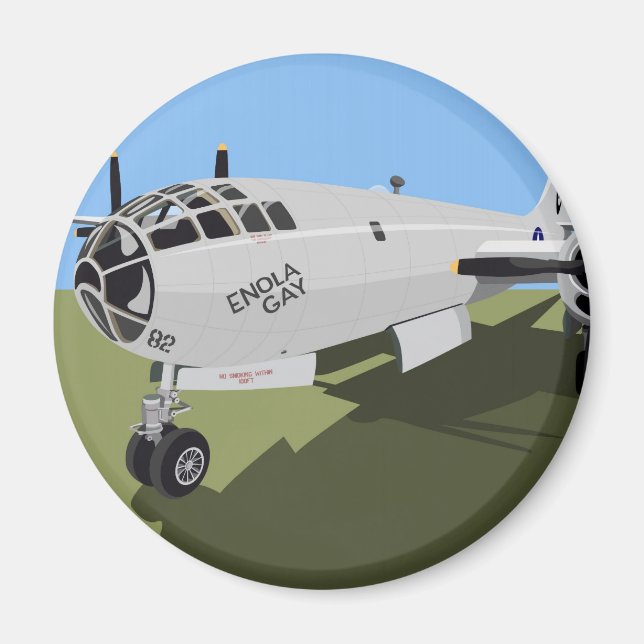 B29 Superfestungsbomber Magnet (Vorne)