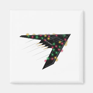 B2 Stealth Spirit Christmas Airplane Jet Digital Magnet